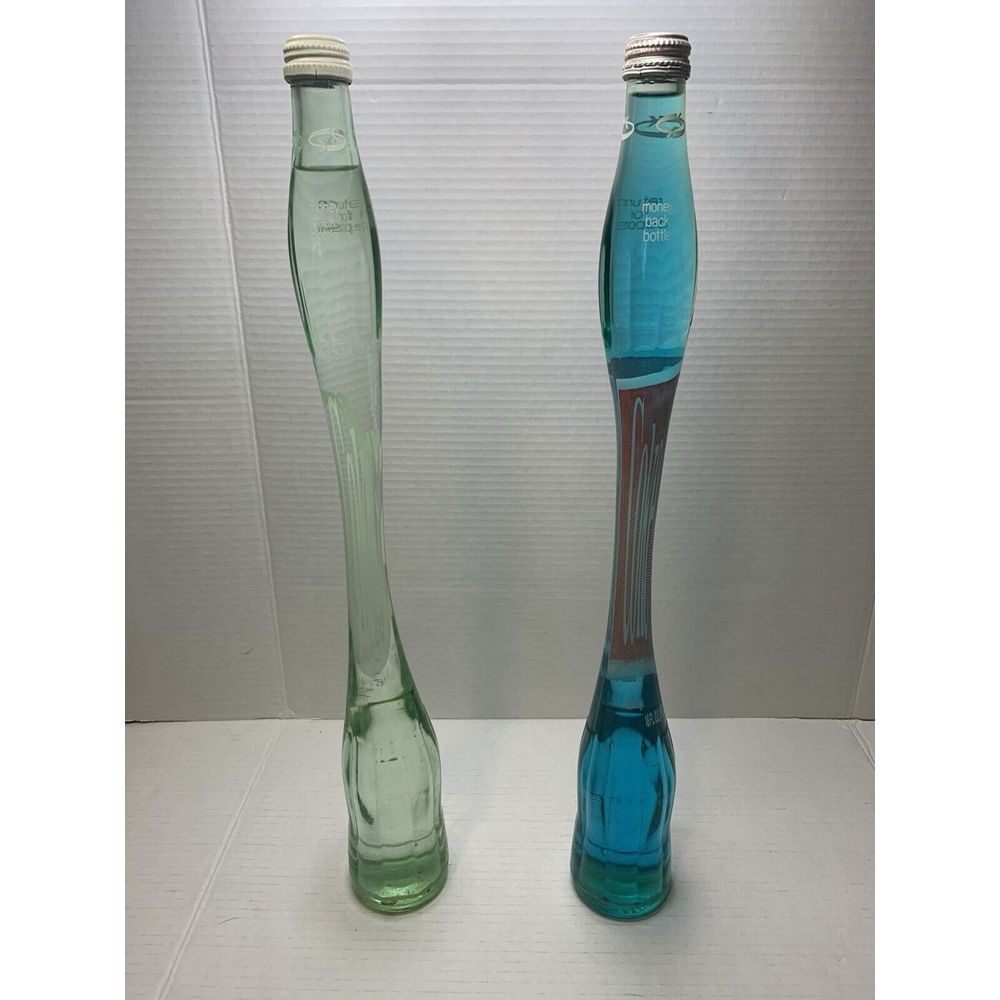 Vintage Original Stretched Soda Bottles 16 Oz  Coke 1970's / 2 bottles‎